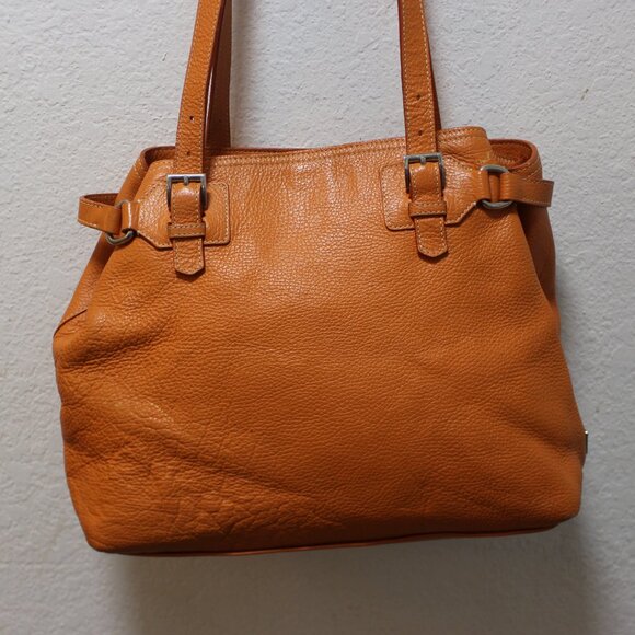 Prada Tote Bag Women's Leather Tote Bag Orange - Picture 6 of 10